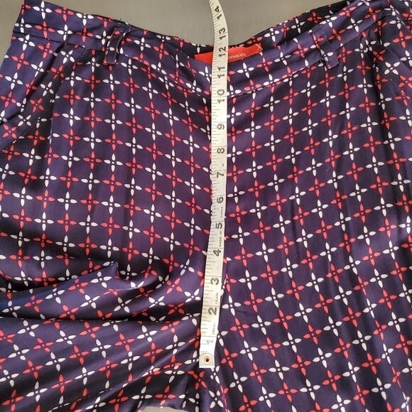 Anthropologie Cartonnier Wide Leg Star Flower Print Palazzo Pants 14 NWT - Picture 8 of 12